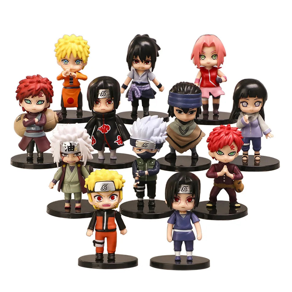 Anime Figure Naruto 12 peças