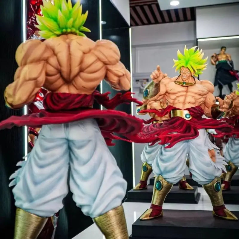 Estátua Dragon Ball Z – Broly Super Saiyajin 3 (50 cm) | Figura PVC de Coleção “JT Statue”