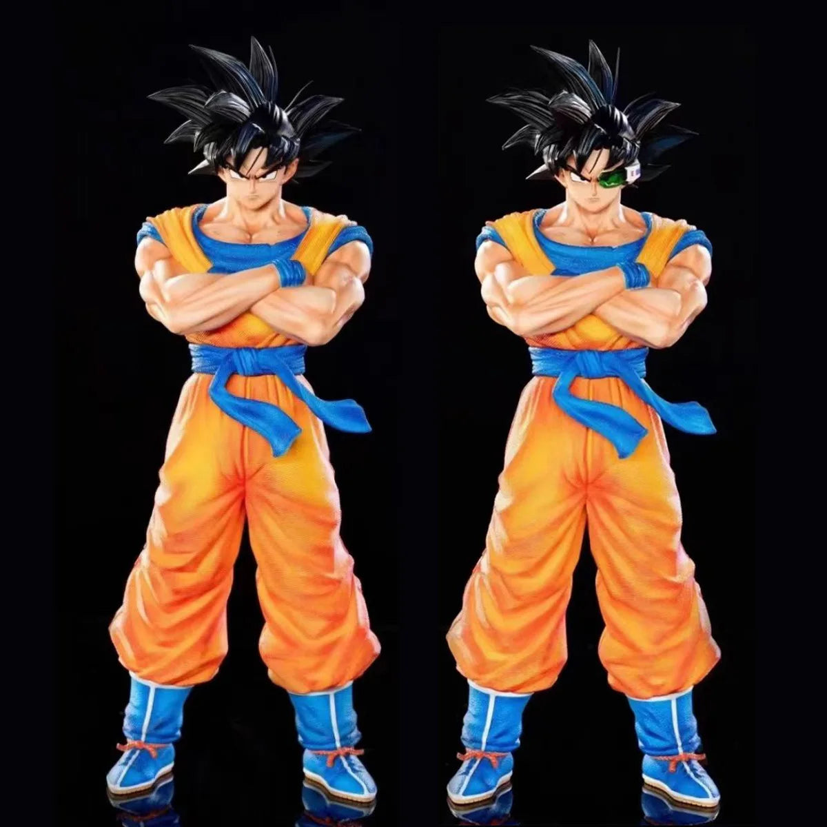 Estátua Dragon Ball Z – Son Goku Super Saiyajin 30 cm | Figura PVC de Coleção (inspiração “Ginyu/Namek”)