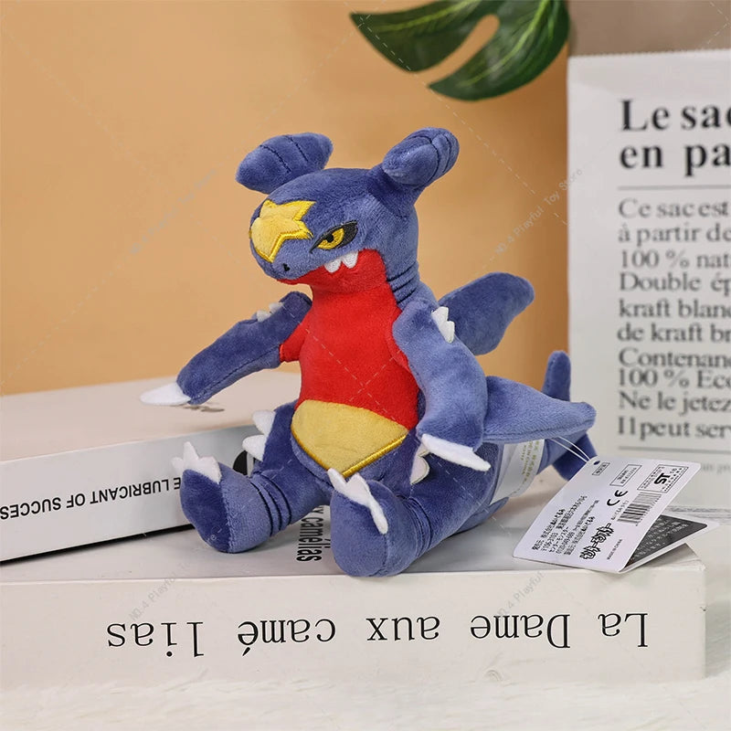 Pelúcia Pokémon - Galarian Meowth, Grovyle, Garchomp & Exeggutor - Takara Tomy