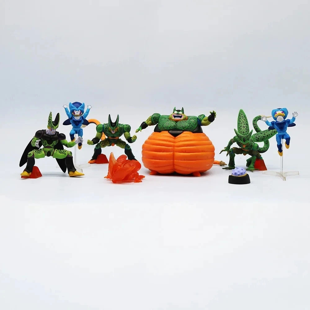 Conjunto 7pcs Action Figures – Cell (Dragon Ball Z)