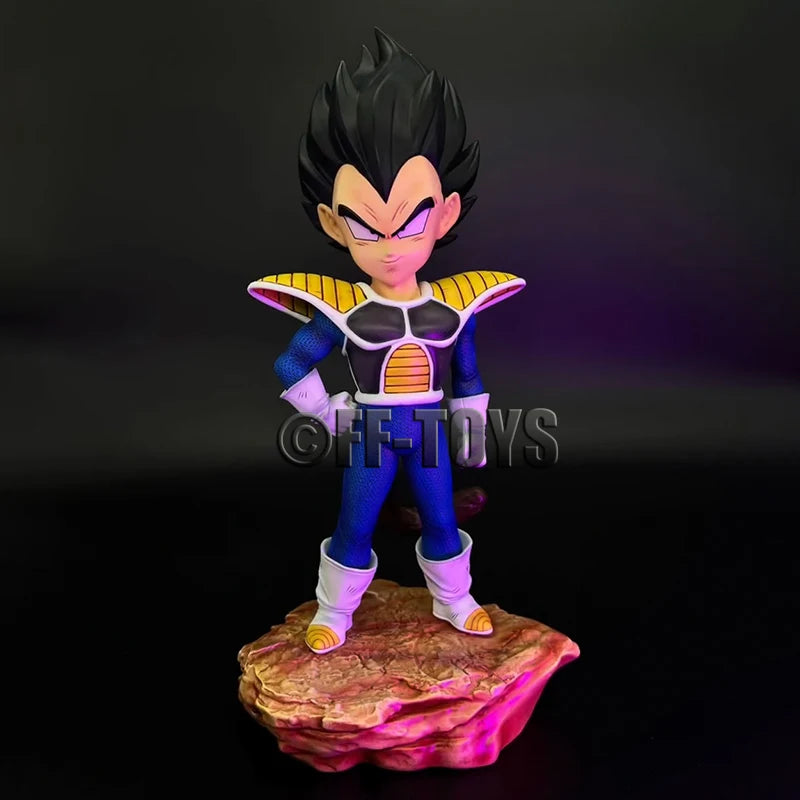 Action Figure Vegeta Criança e Majin Vegeta - Dragon Ball Z - Bandai