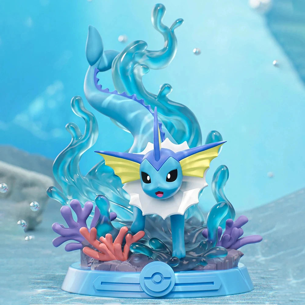 Action Figure Pokémon - Evoluções de Eevee (Espeon, Sylveon, Glaceon, Leafeon, Vaporeon, Umbreon, Flareon)
