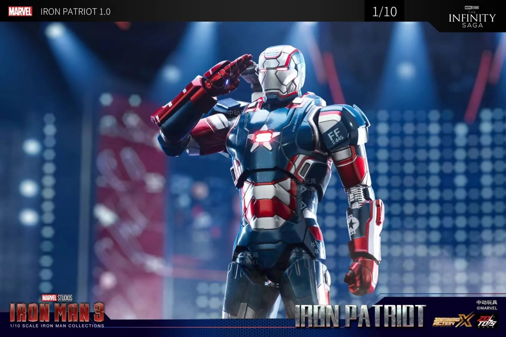 Original Iron Man MK30 | Blue Steel | Iron Patriot MK3 | War Machine