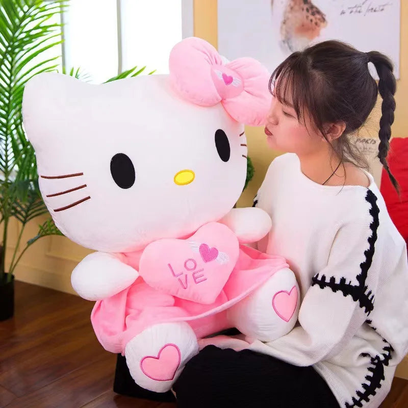 Pelúcia Sanrio Hello Kitty – Almofada de Pelúcia Fofa