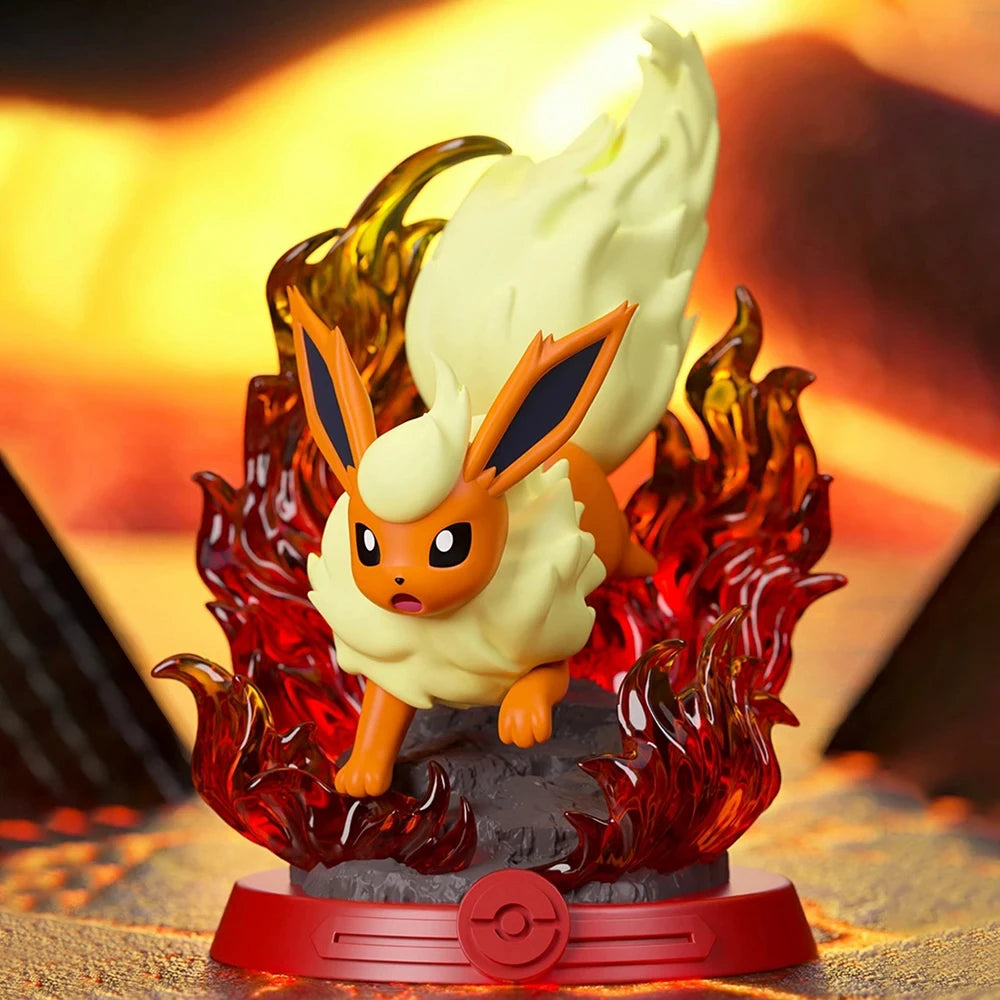 Action Figure Pokémon - Evoluções de Eevee (Espeon, Sylveon, Glaceon, Leafeon, Vaporeon, Umbreon, Flareon)