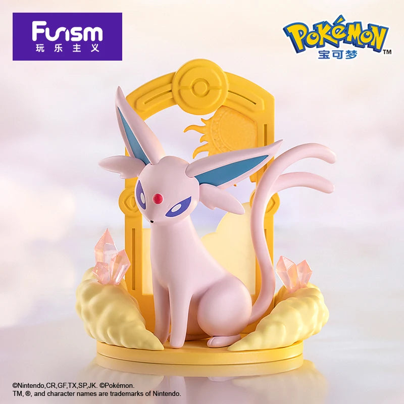 Action Figure Pokémon - Evoluções de Eevee (Espeon, Sylveon, Glaceon, Leafeon, Vaporeon, Umbreon, Flareon)