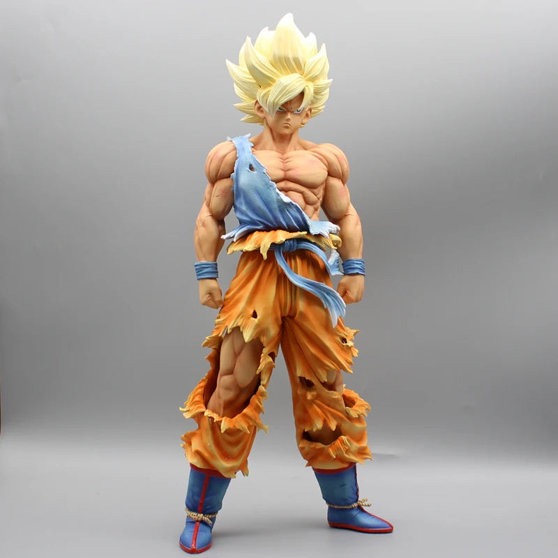 Estátua Dragon Ball Z – Son Goku Super Saiyajin “Namek” 44 cm | Figura Plástica de Coleção