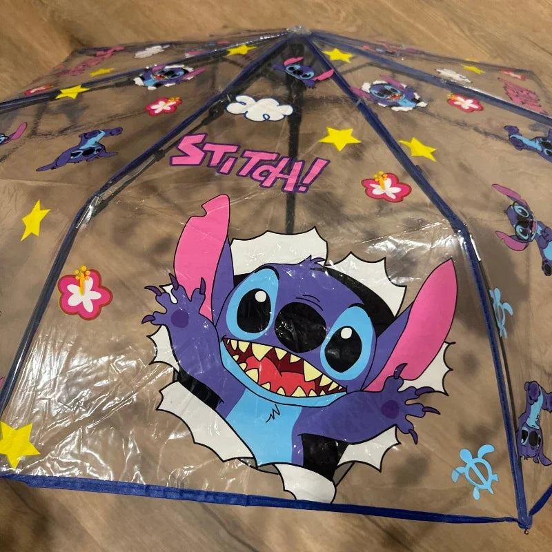 Guarda-Chuva Cartoon Stitch | Portátil e Dobrável – Infantil e Adulto
