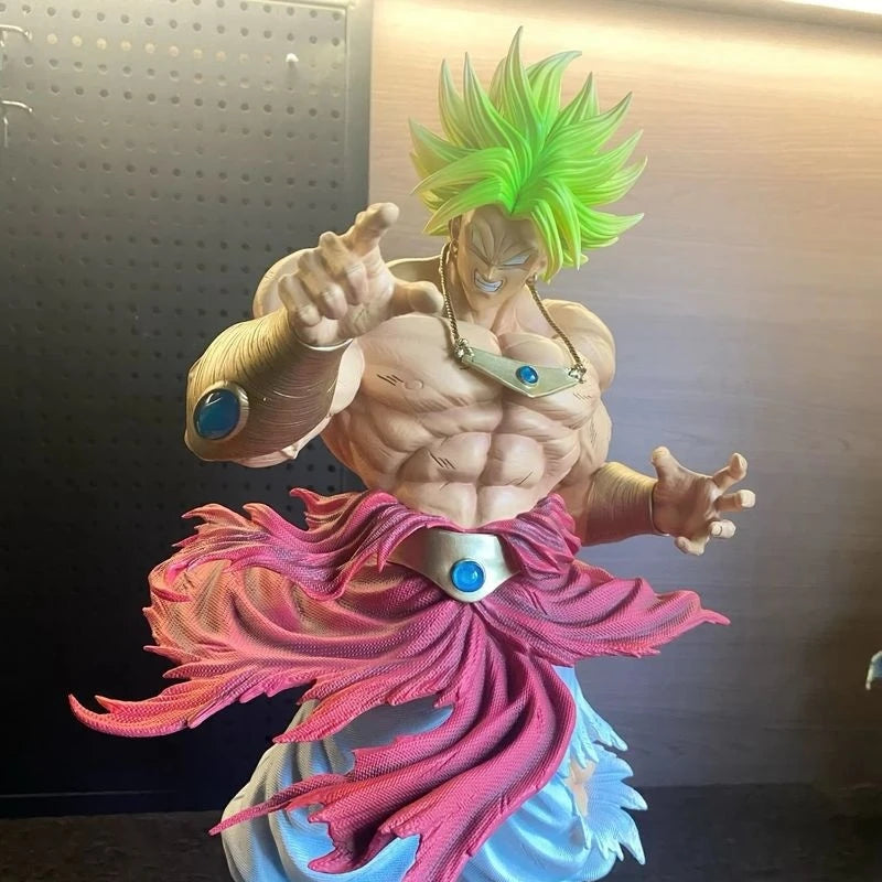 Estátua Dragon Ball Z – Broly Super Saiyajin 3 (50 cm) | Figura PVC de Coleção “JT Statue”