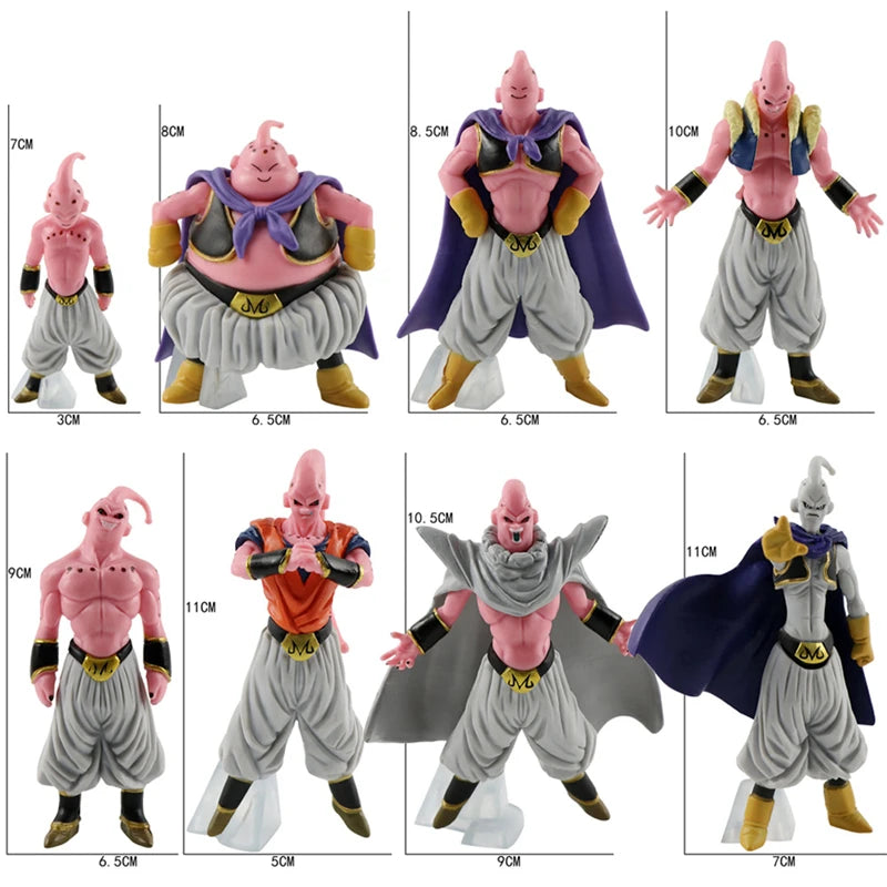 Action Figure Dragon Ball Majin Boo coleção completa