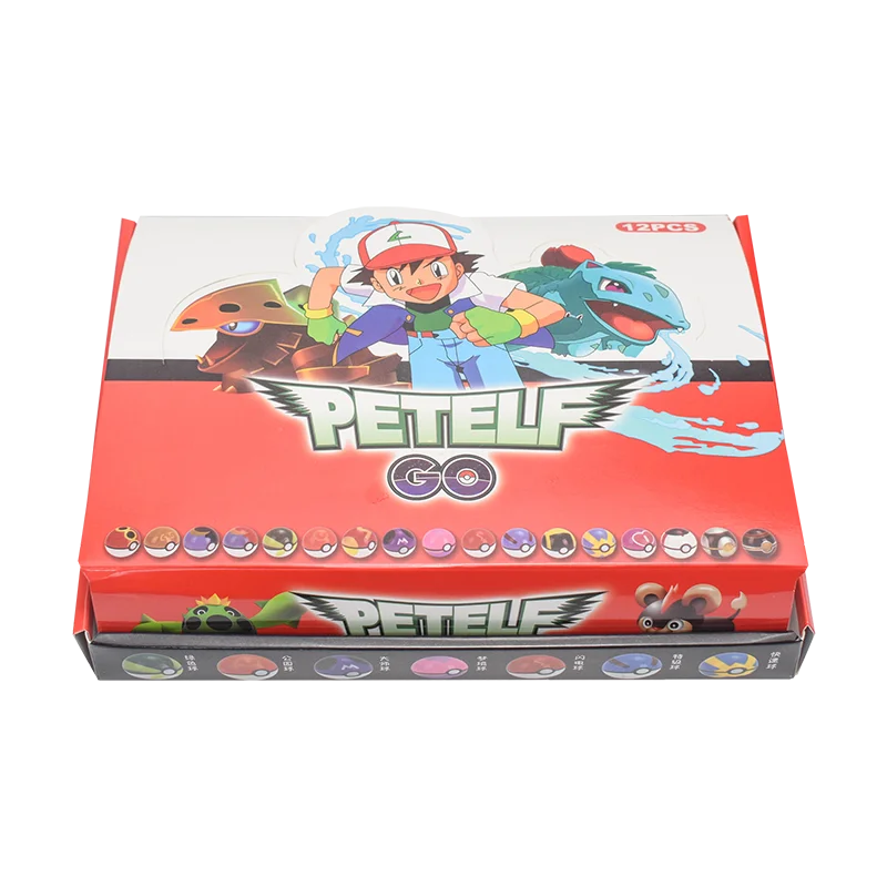 Pokémon Action Figure 12 peças Pokeball