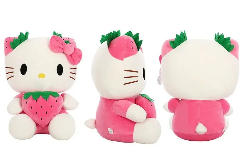 Pelúcia Sanrio KT Cat – Versão Morango