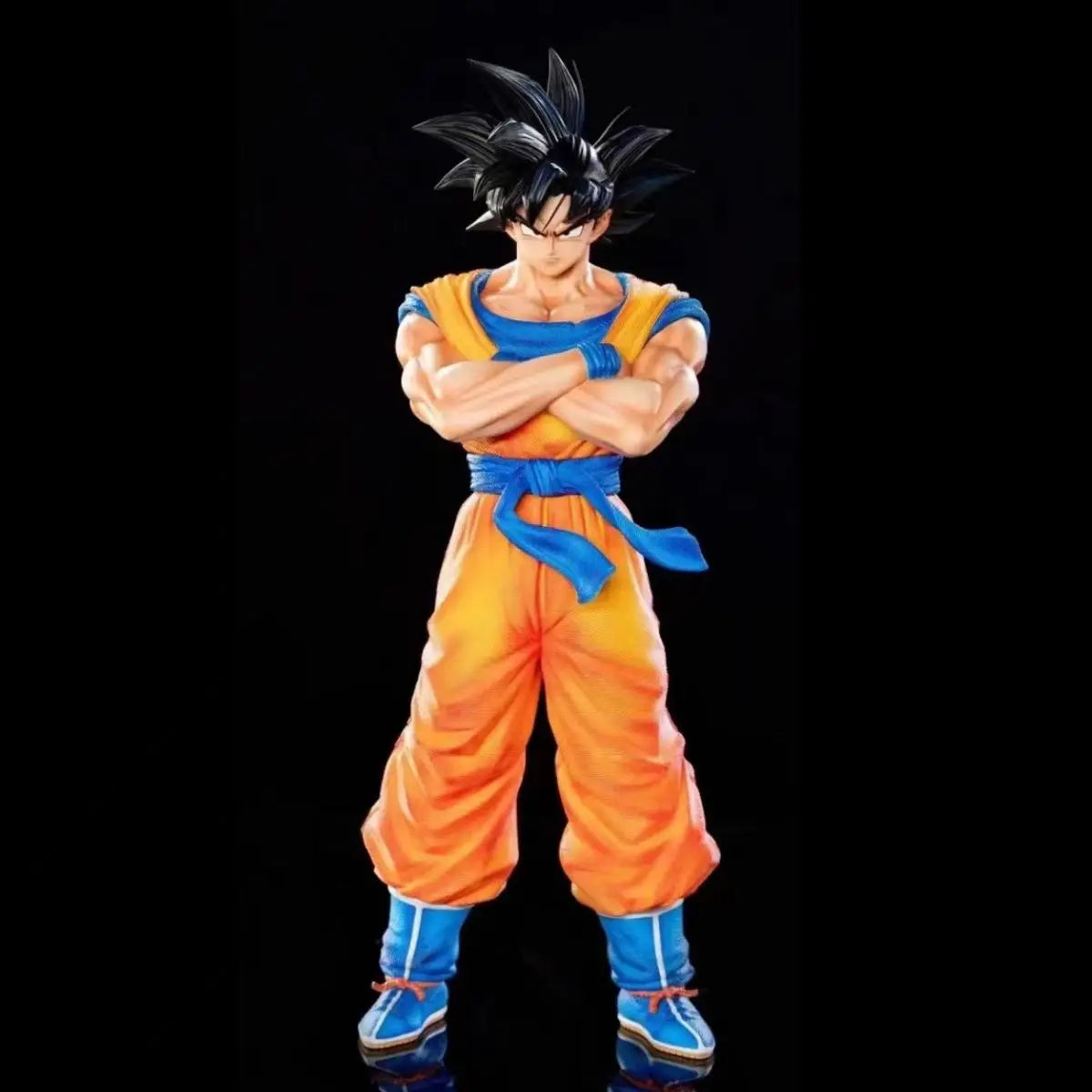 Estátua Dragon Ball Z – Son Goku Super Saiyajin 30 cm | Figura PVC de Coleção (inspiração “Ginyu/Namek”)