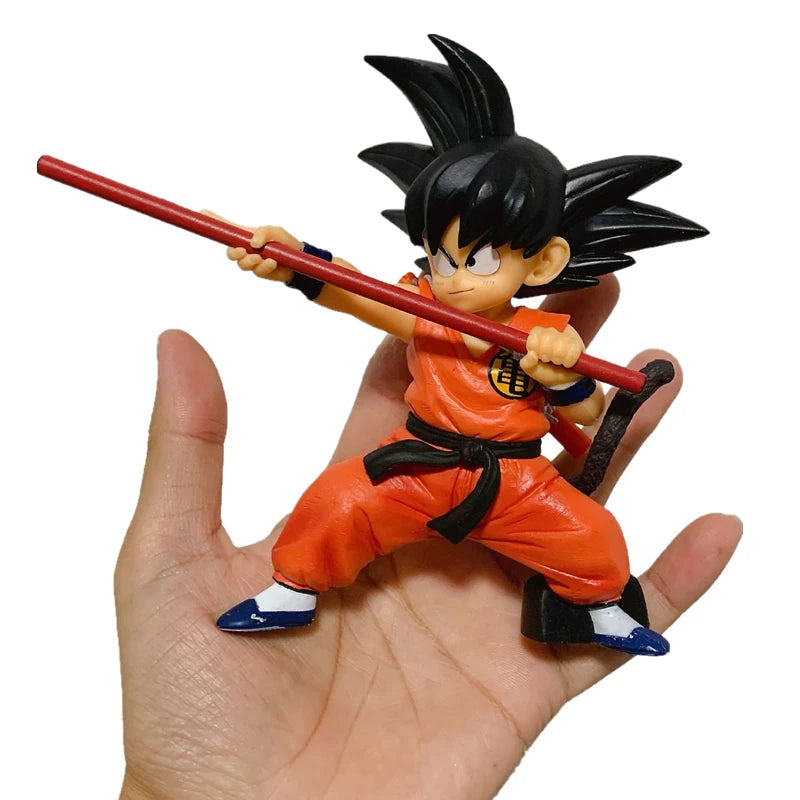 Estátua Dragon Ball – Son Goku Criança (14 cm) | Figura PVC de Coleção