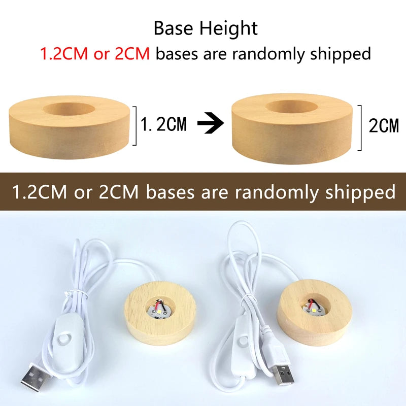 Luminária 3D Bola de Cristal - Stitch