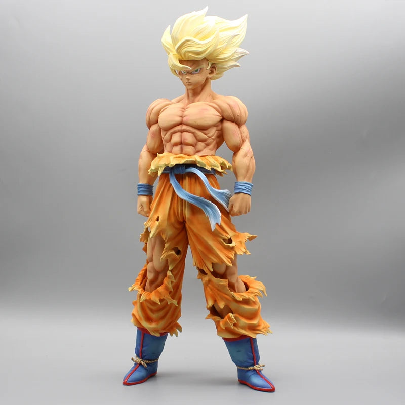 Estátua Dragon Ball Z – Son Goku Super Saiyajin “Namek” 44 cm | Figura Plástica de Coleção