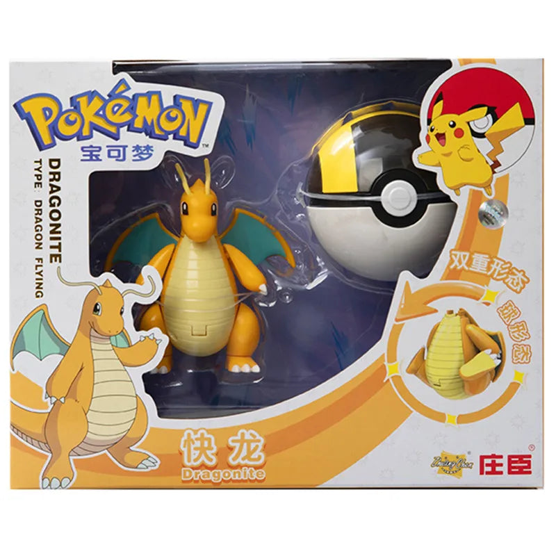 Action Figure Pokémon - Charizard, Pikachu, Gyarados e Mais + Pokébola