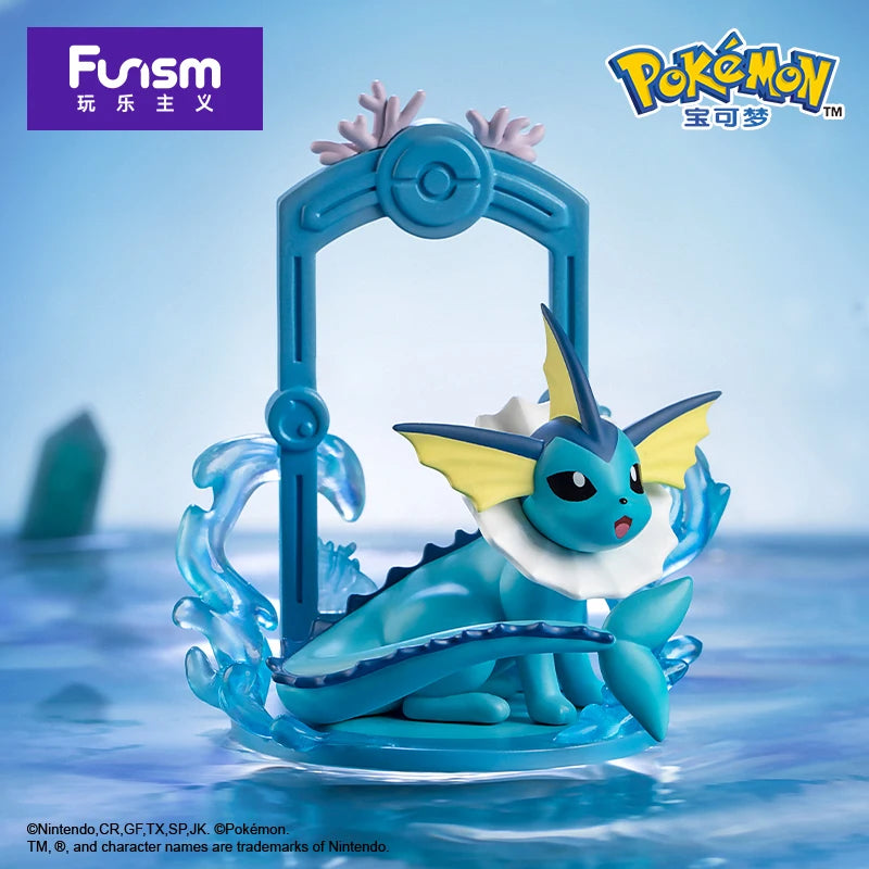 Action Figure Pokémon - Evoluções de Eevee (Espeon, Sylveon, Glaceon, Leafeon, Vaporeon, Umbreon, Flareon)