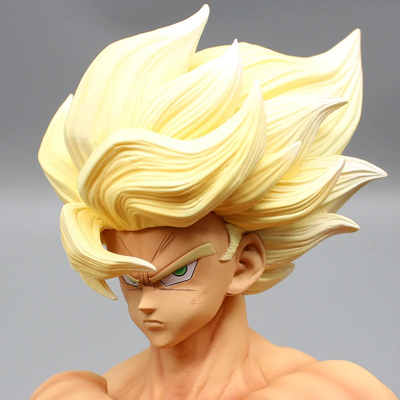 Estátua Dragon Ball Z – Son Goku Super Saiyajin “Namek” 44 cm | Figura Plástica de Coleção