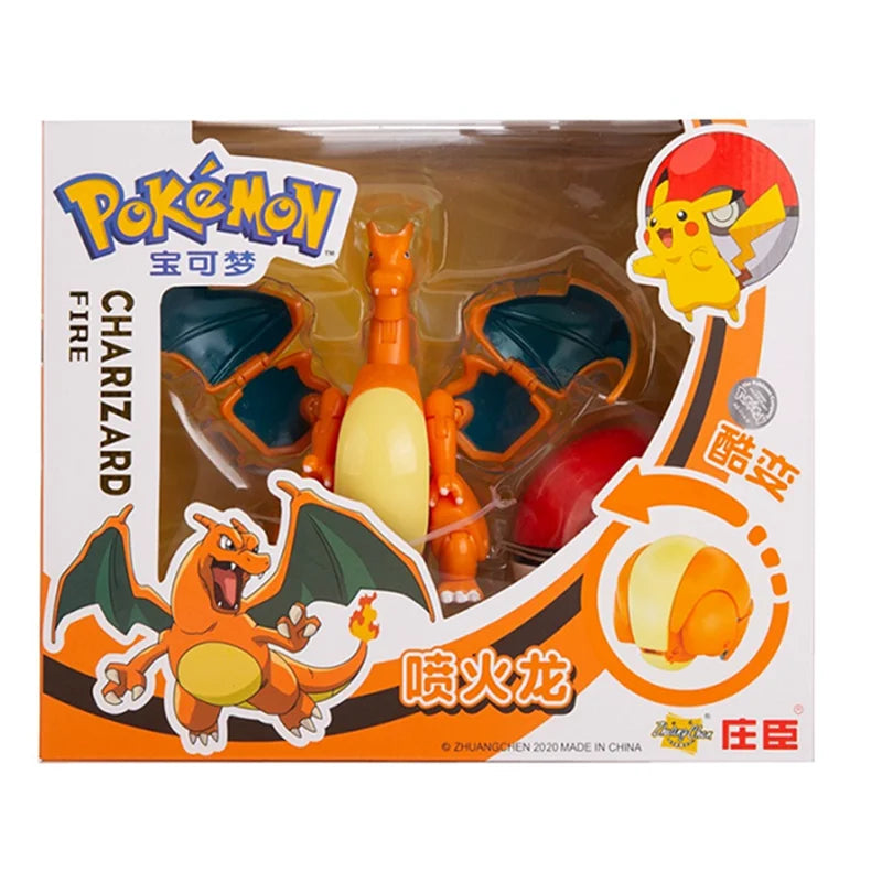 Action Figure Pokémon - Charizard, Pikachu, Gyarados e Mais + Pokébola