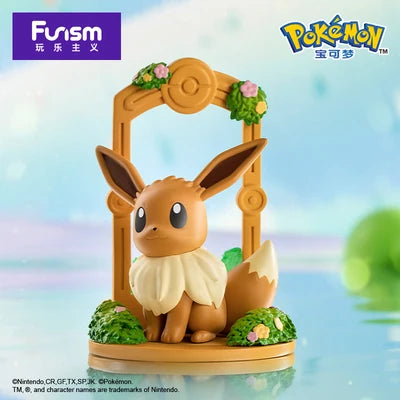 Action Figure Pokémon - Evoluções de Eevee (Espeon, Sylveon, Glaceon, Leafeon, Vaporeon, Umbreon, Flareon)