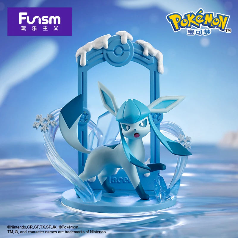 Action Figure Pokémon - Evoluções de Eevee (Espeon, Sylveon, Glaceon, Leafeon, Vaporeon, Umbreon, Flareon)