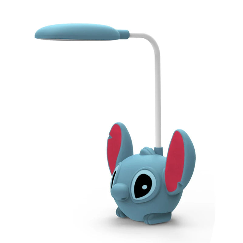 Luminária de Mesa Disney Lilo & Stitch com Apontador e Luz LED USB