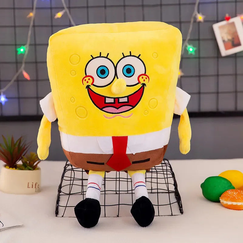 Pelúcia Gigante do Bob Esponja e Patrick Estrela - Almofada Super Macia