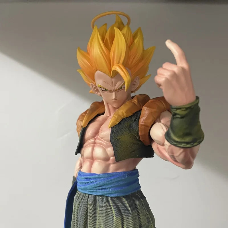 Estátua Dragon Ball Z – Gogeta Super Saiyajin (33 cm) | Figura PVC de Coleção 1/12