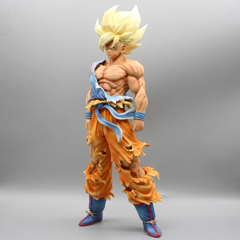 Estátua Dragon Ball Z – Son Goku Super Saiyajin “Namek” 44 cm | Figura Plástica de Coleção