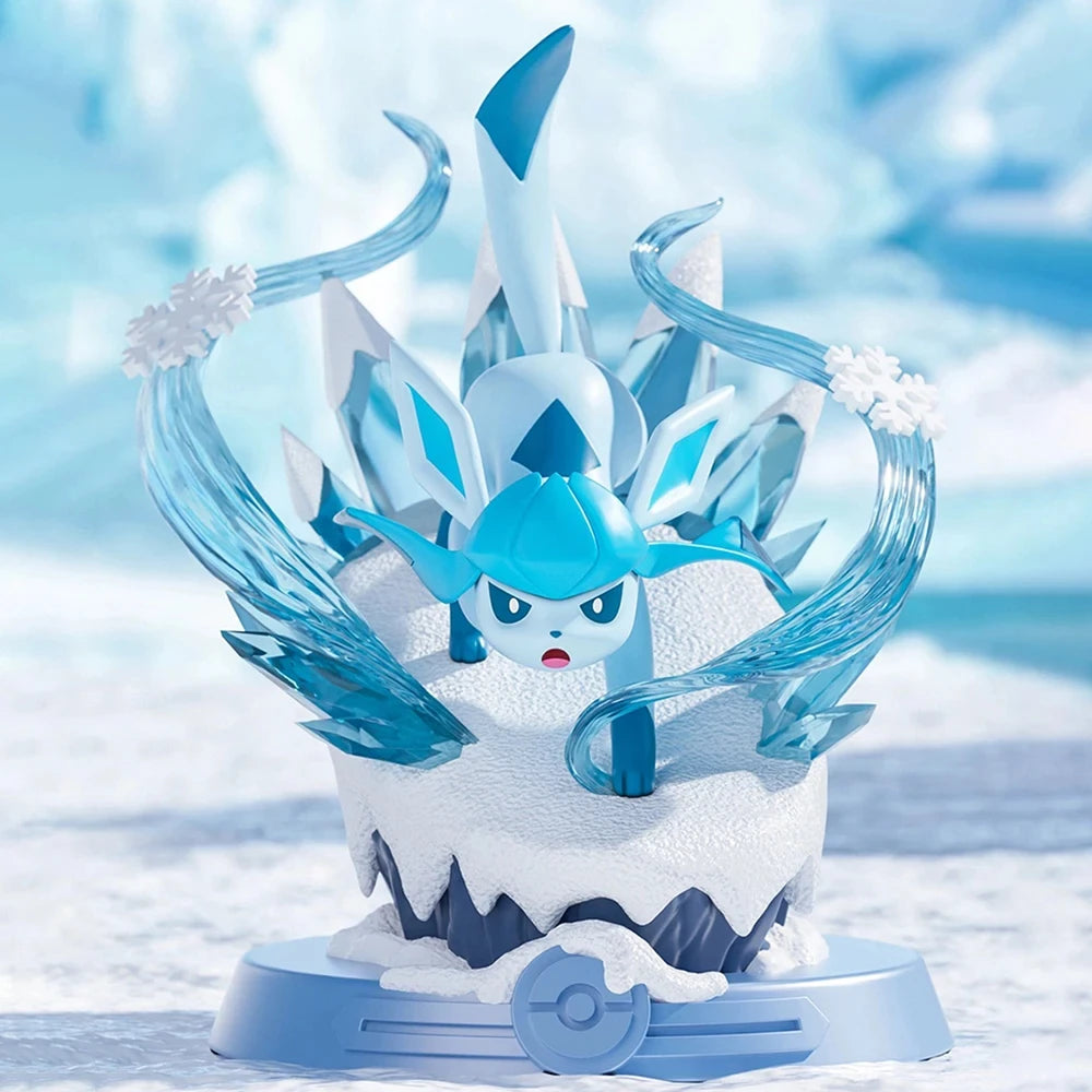 Action Figure Pokémon - Evoluções de Eevee (Espeon, Sylveon, Glaceon, Leafeon, Vaporeon, Umbreon, Flareon)