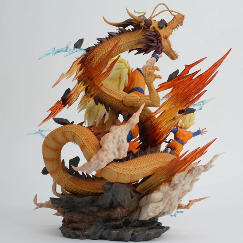 Estátua Dragon Ball – Goku (Dragon Fist Explosion) 28 cm | Figura PVC de Coleção
