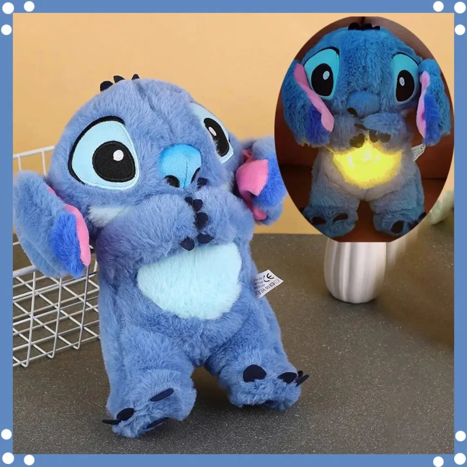 Pelúcia Stitch Musical com Luz e Respiração - Disney