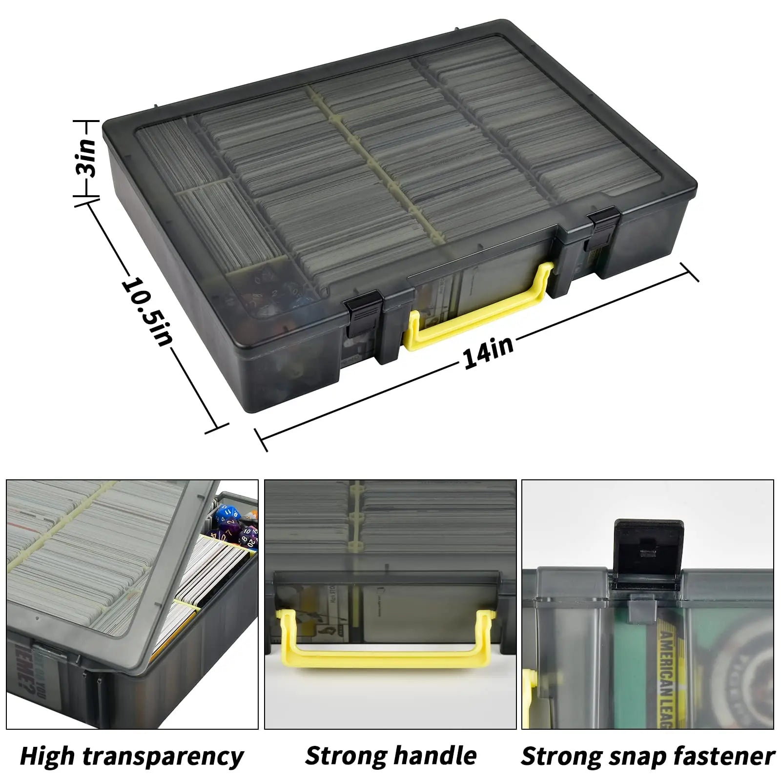 Caixa de Armazenamento para Cartas de Trading