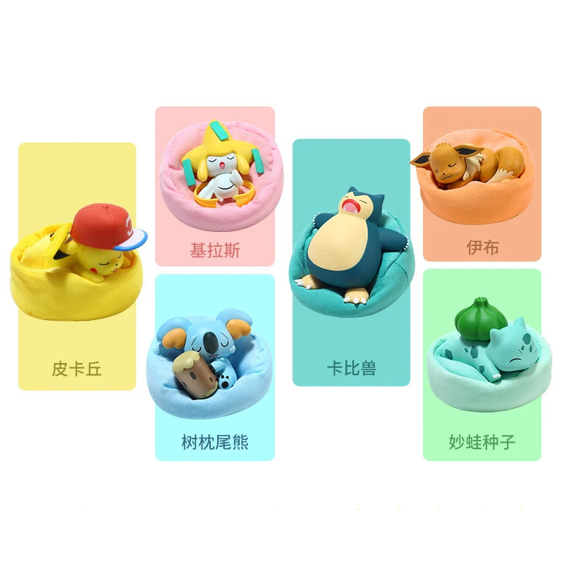 Action Figure Pokémon - Starry Dream Series (Pikachu, Eevee, Bulbasaur, Snorlax, Jirachi)