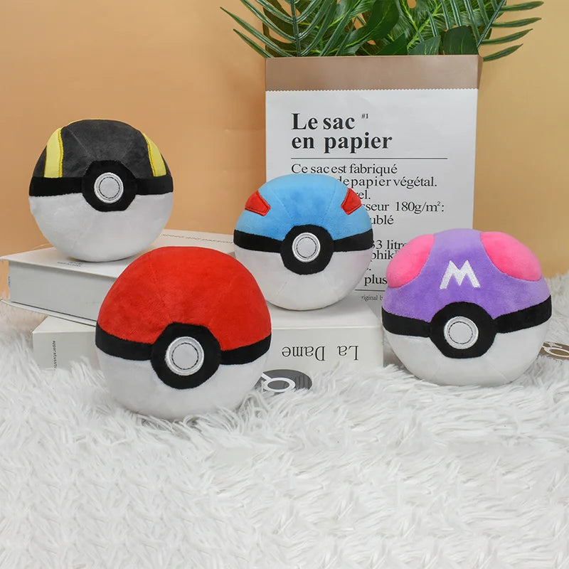 Poké Ball Plush – Master Ball, Great Ball, Ultra Ball!