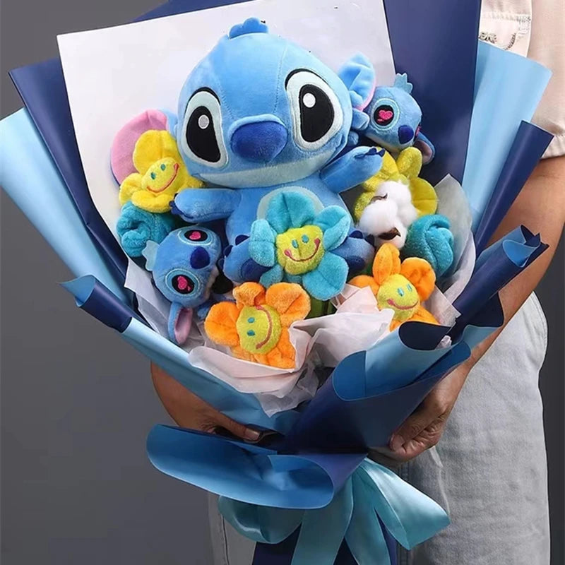 Buquê de Pelúcia Stitch | Bonecos Super Macios