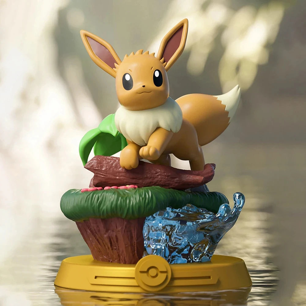 Action Figure Pokémon - Evoluções de Eevee (Espeon, Sylveon, Glaceon, Leafeon, Vaporeon, Umbreon, Flareon)