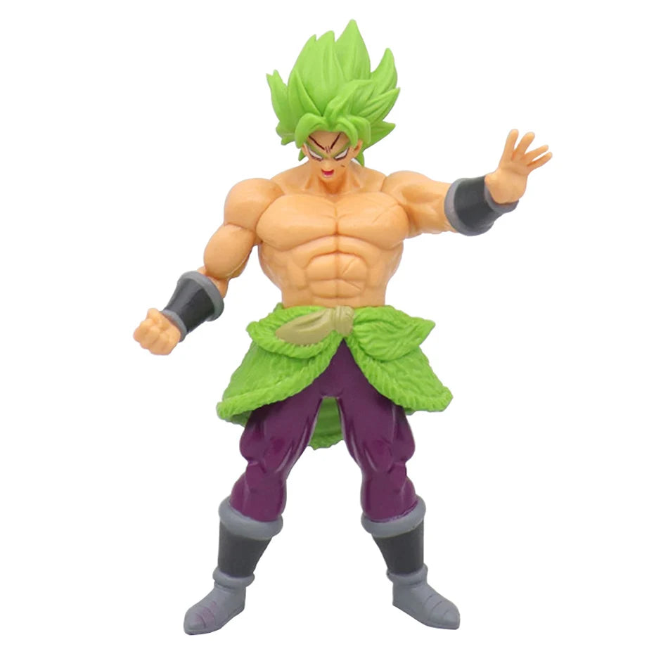 Action Figure Dragon Ball Z – Super Saiyan Goku, Broly e Vegeta
