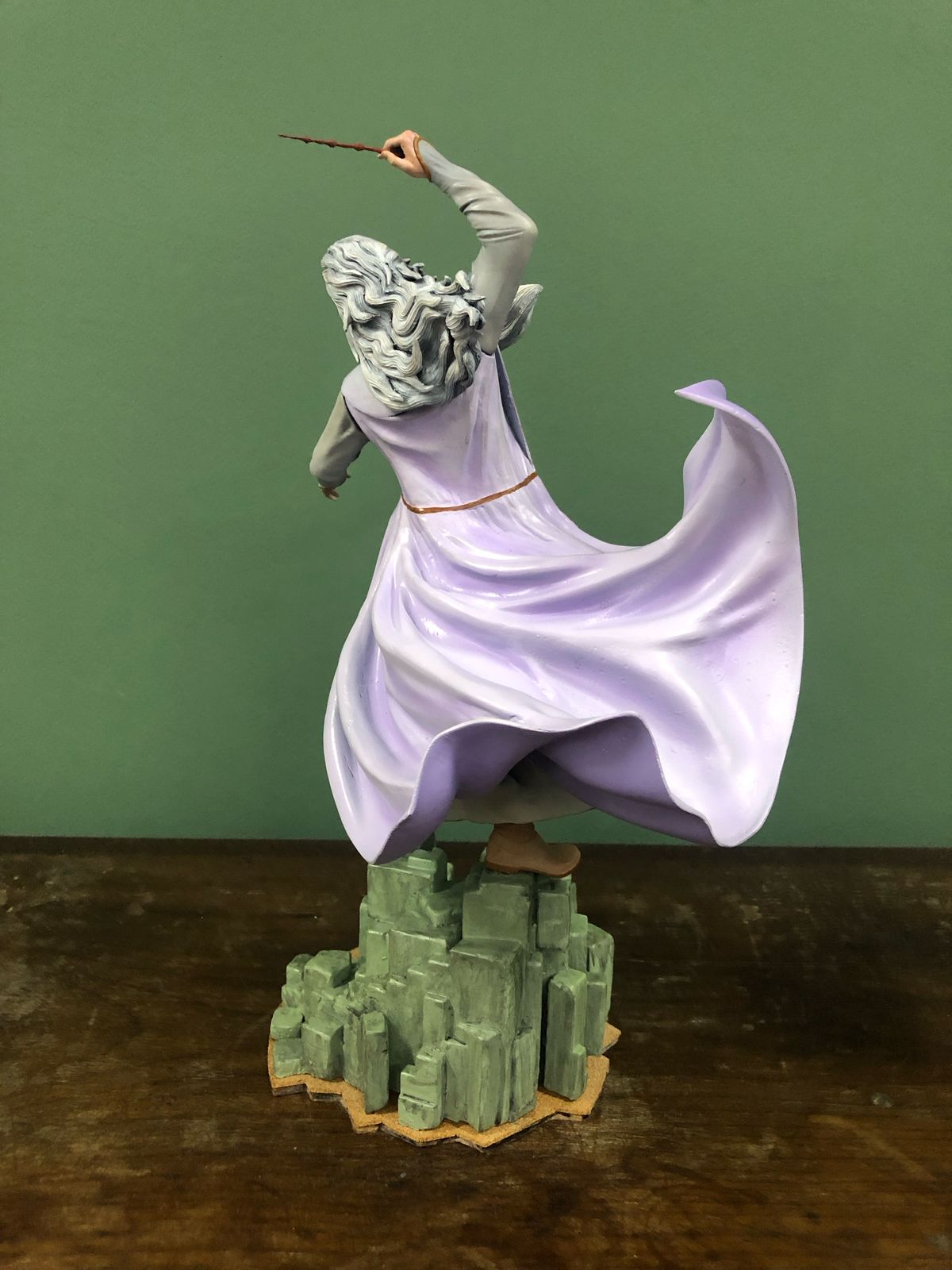 Dumbledore Action Figure Impresso 3D Pintado Manualmente