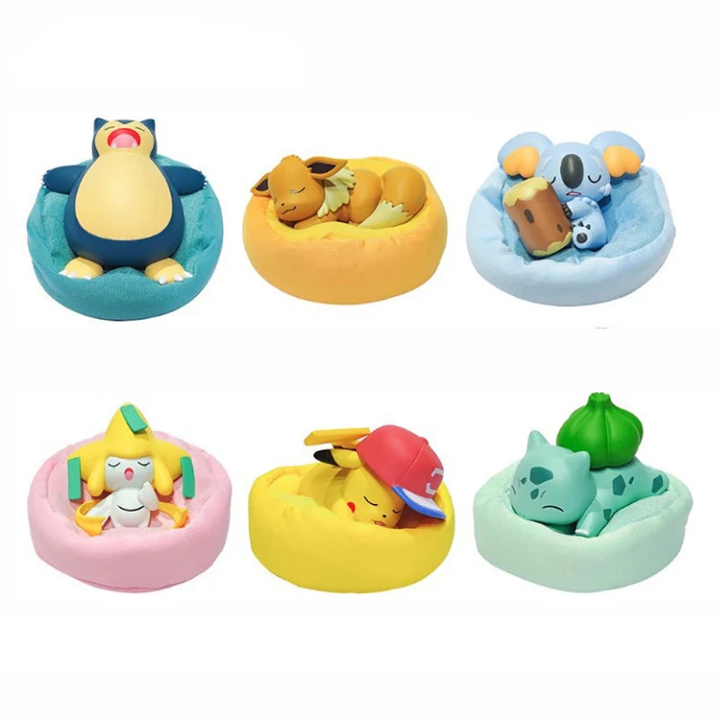 Action Figure Pokémon - Starry Dream Series (Pikachu, Eevee, Bulbasaur, Snorlax, Jirachi)