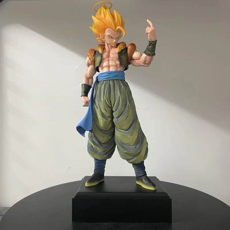 Estátua Dragon Ball Z – Gogeta Super Saiyajin (33 cm) | Figura PVC de Coleção 1/12